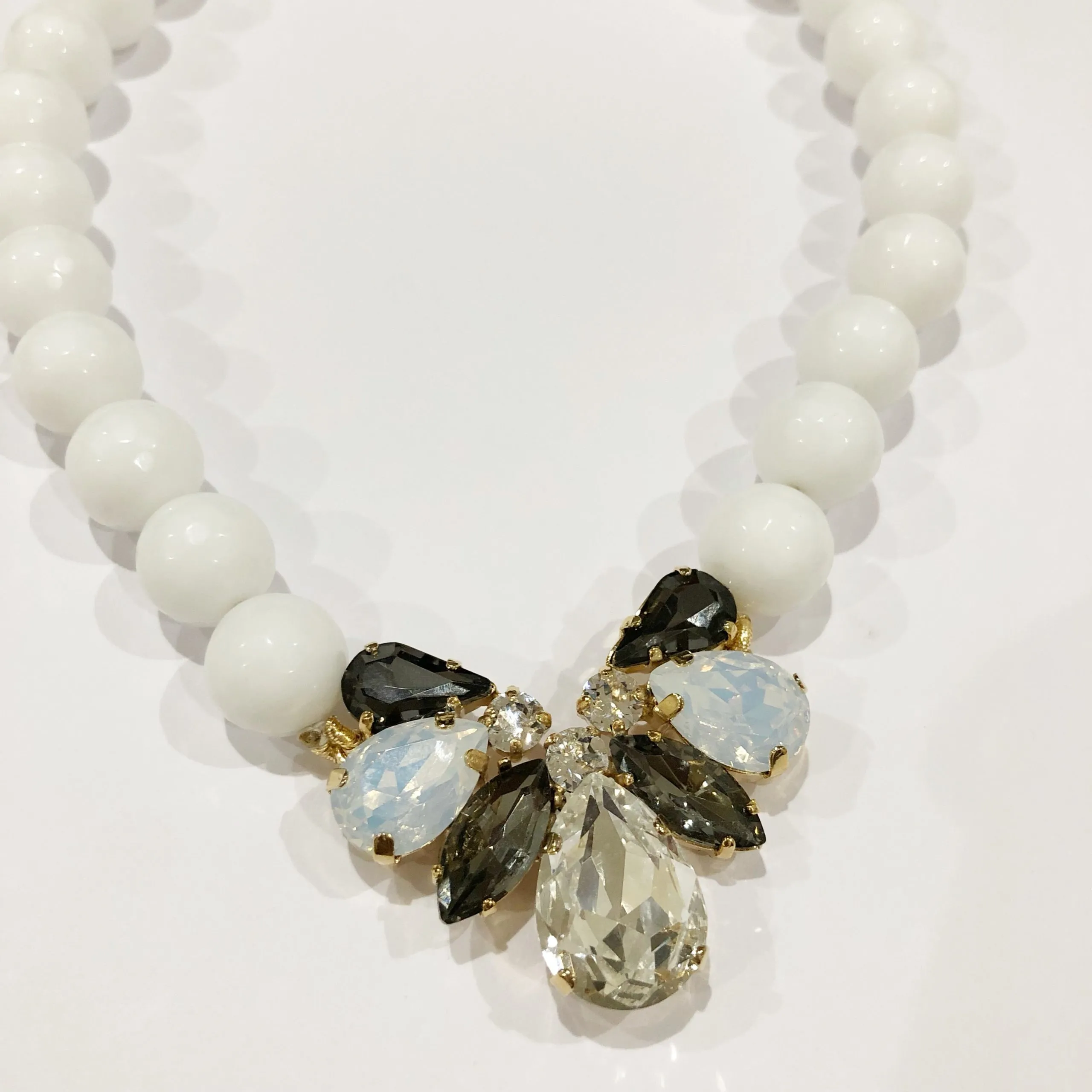 Collana pietre dure e swarovsky