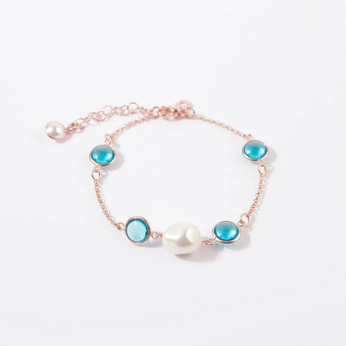 Braccciale Ippocampo collezione "BON TON" disponibile con perla e piet