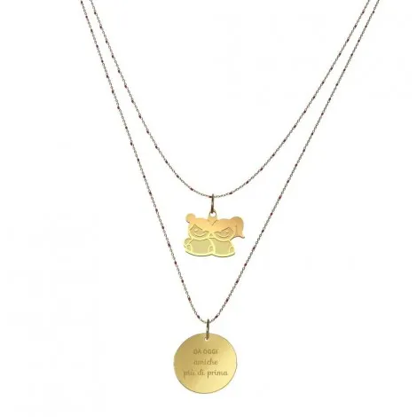 10 Buoni Propositi Collana Sweet Ruby/Amiche - N9843/R