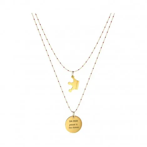 10 Buoni Propositi Collana Sweet Ruby/ Penso a me stessa - N9836/R