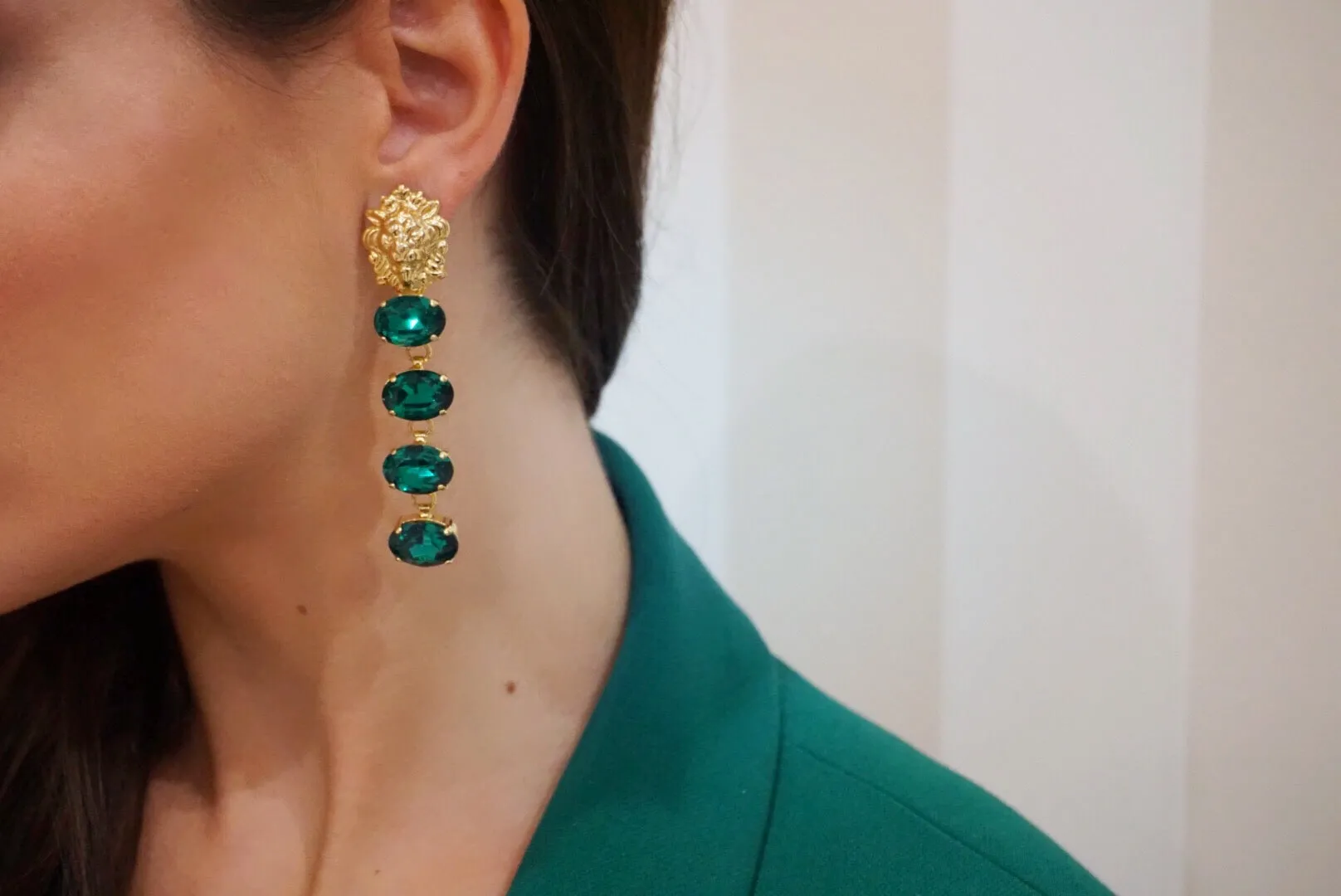 Leoni con pietre swarovski