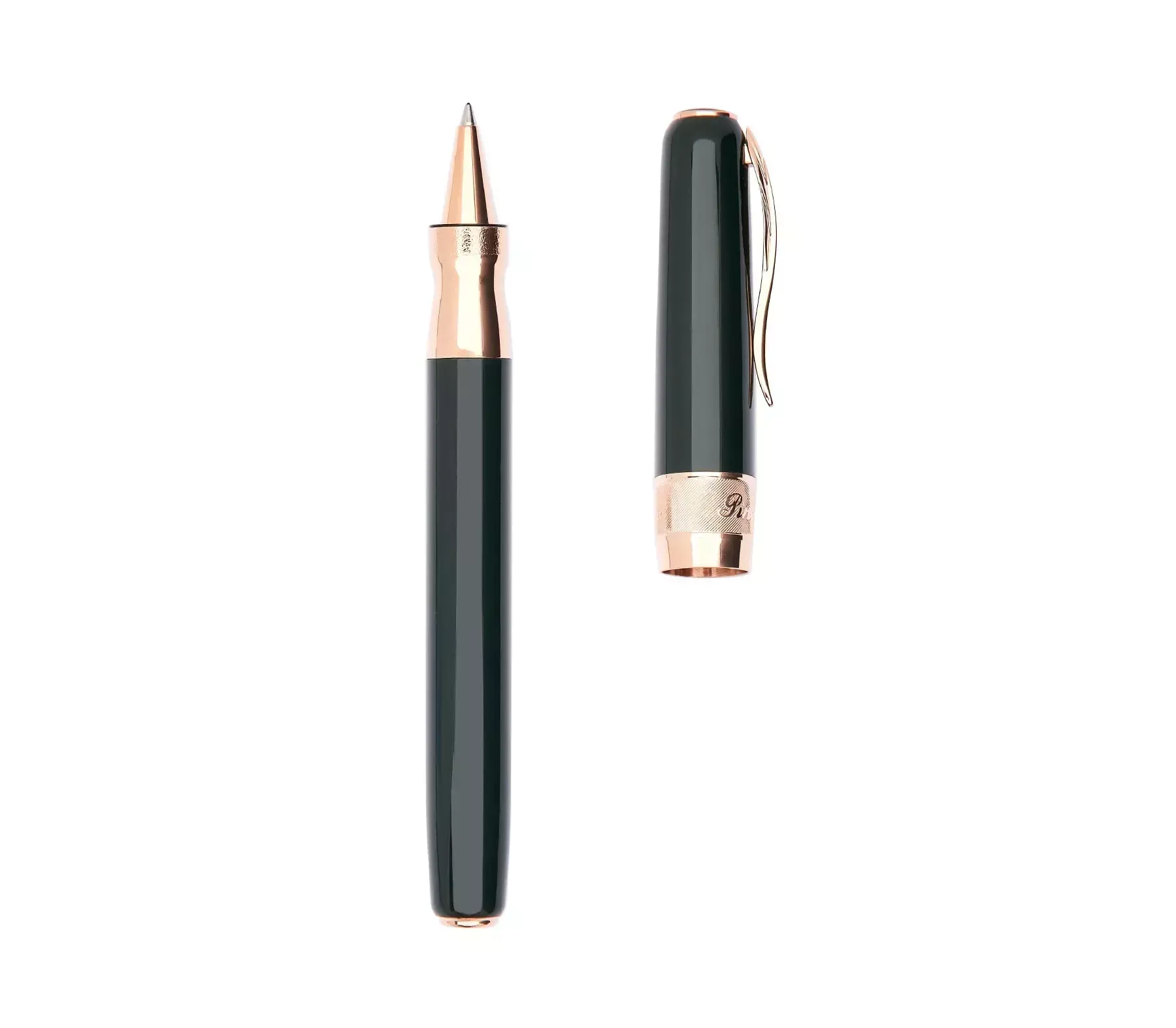 Penna Roller Pineider Classic Green Rose Gold