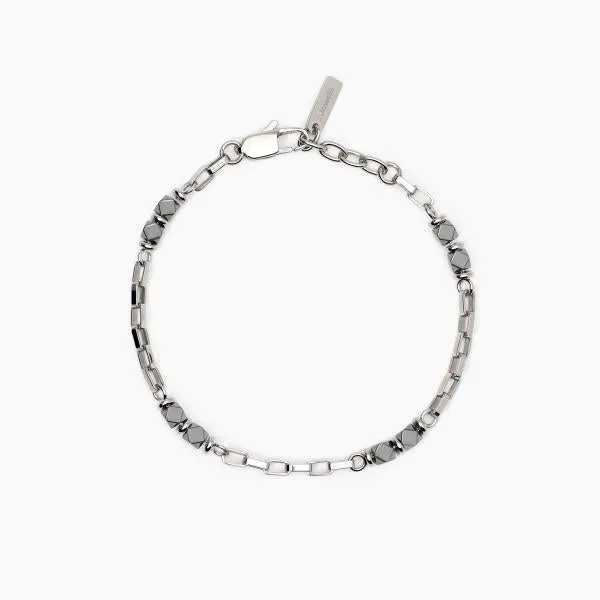 Bracciale 2Jewels uomo Catena ed ematite