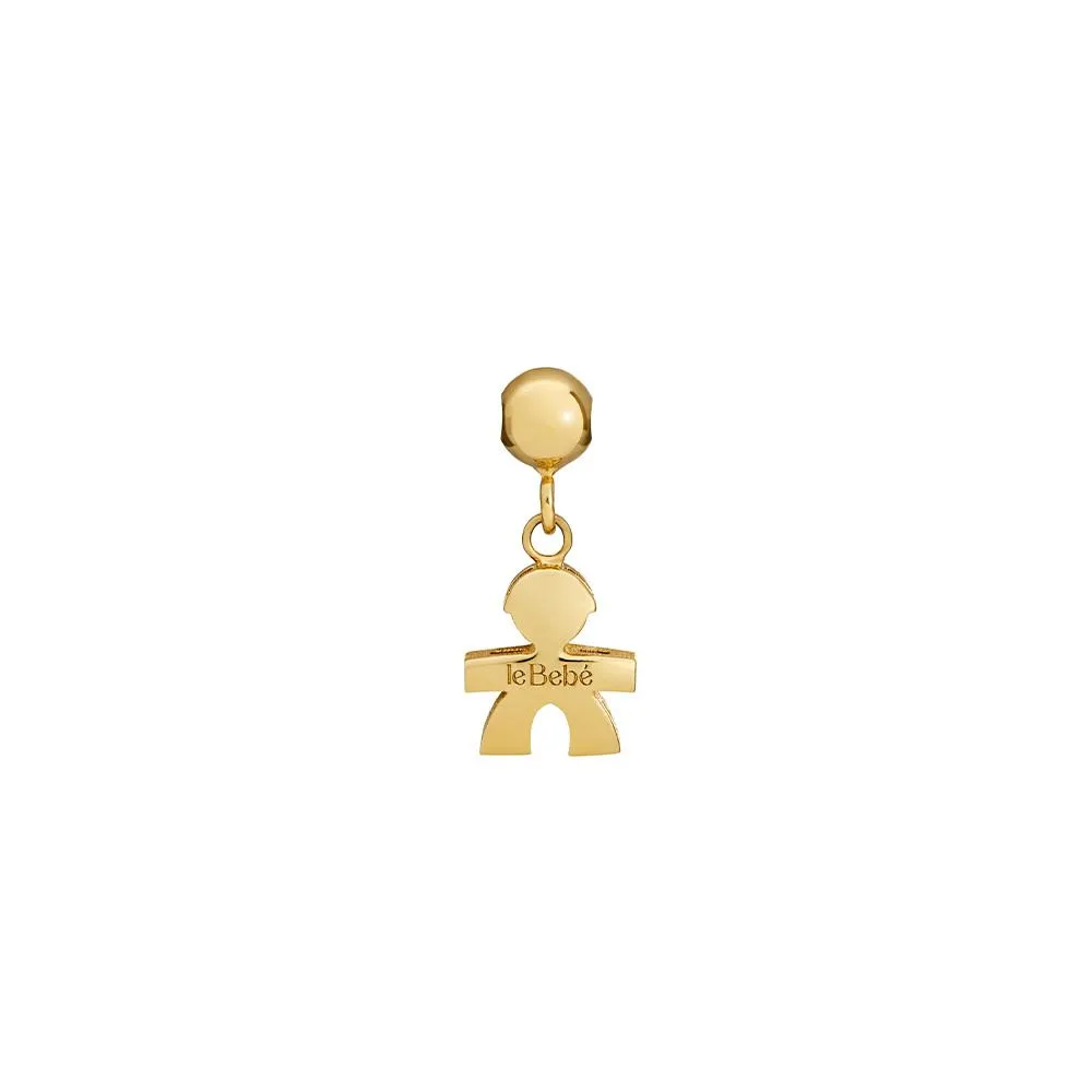 Charm Donna le Bebè Sagoma Bimbo in Oro Giallo 18 Kt