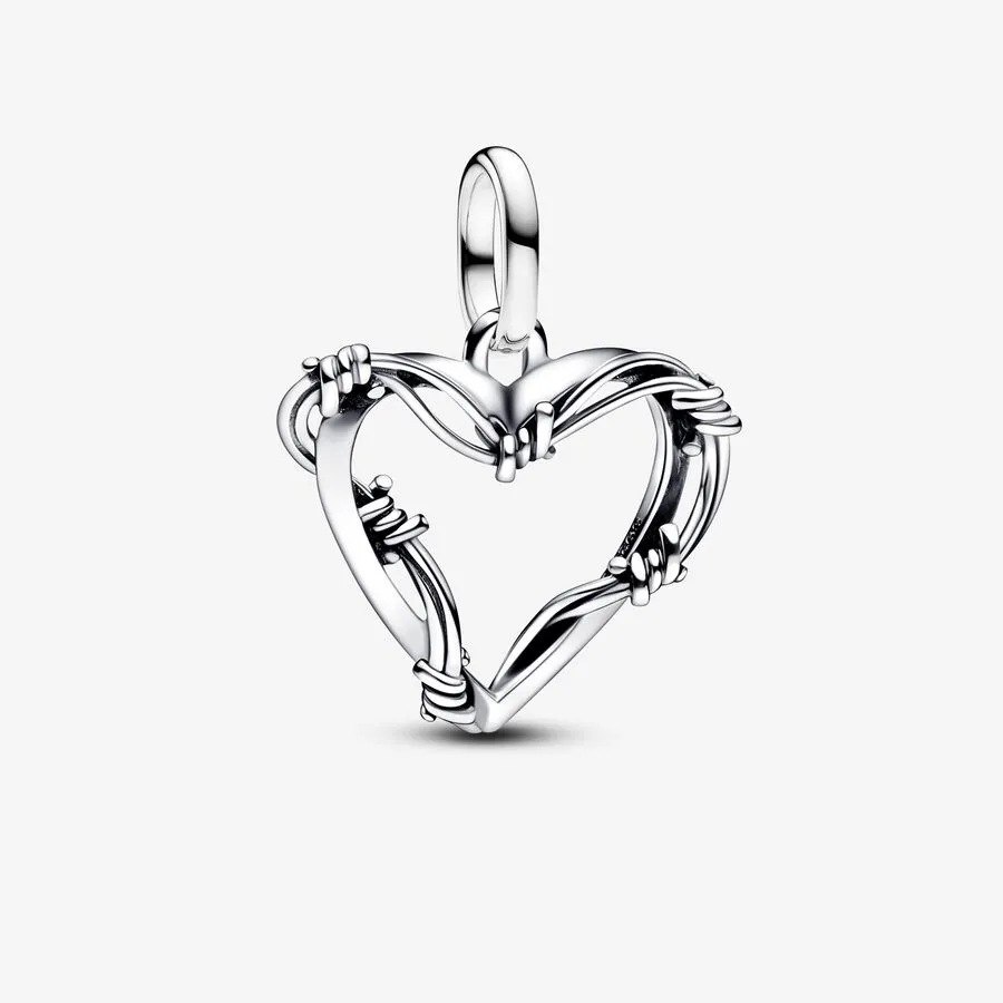Charm Medallion Wire Heart Pandora Me