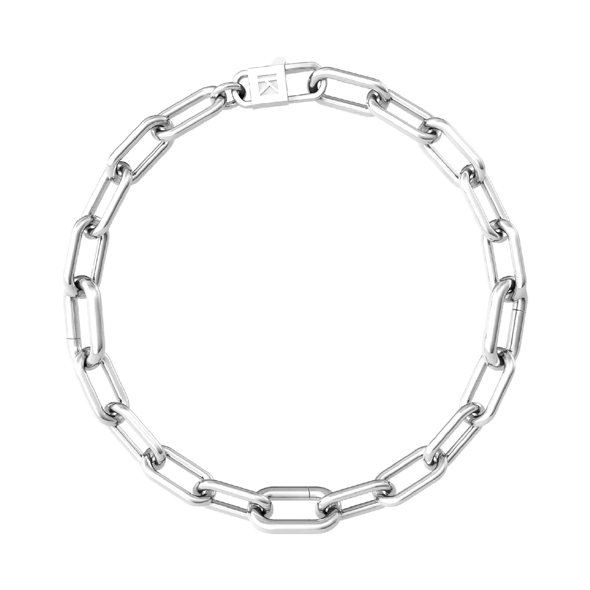 Bracciale Donna Kidult in Acciaio Componibile Maglia Larga