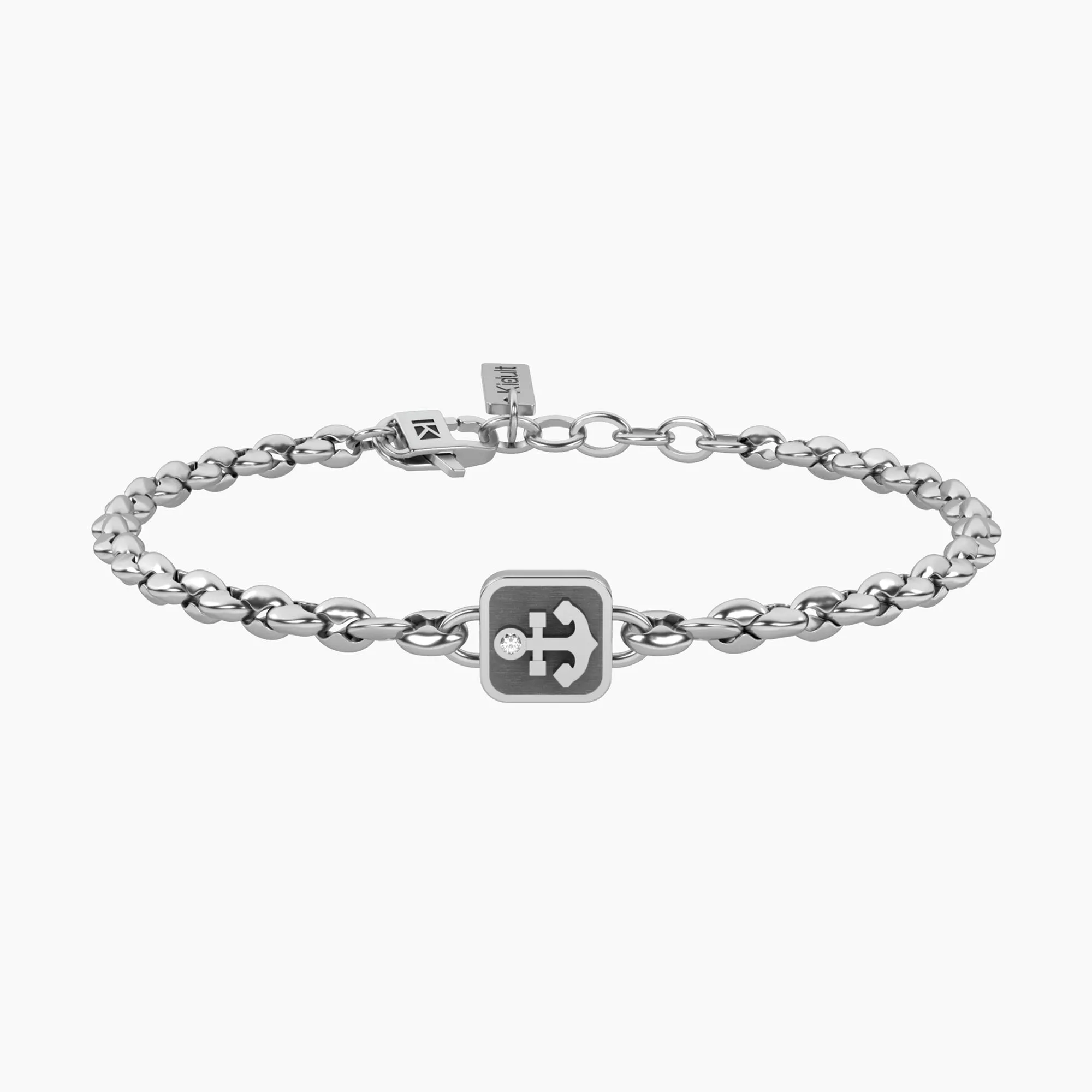 Bracciale Uomo Kidult Symbols con Catena Maglia Marina e Ancora