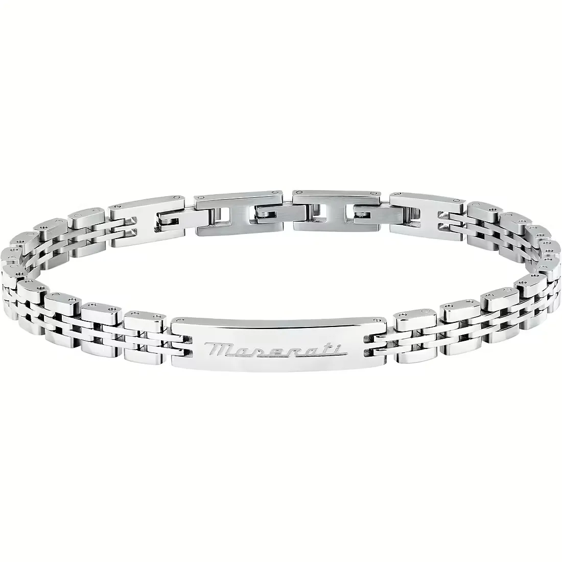 Bracciale Uomo Maserati Iconic in Acciaio