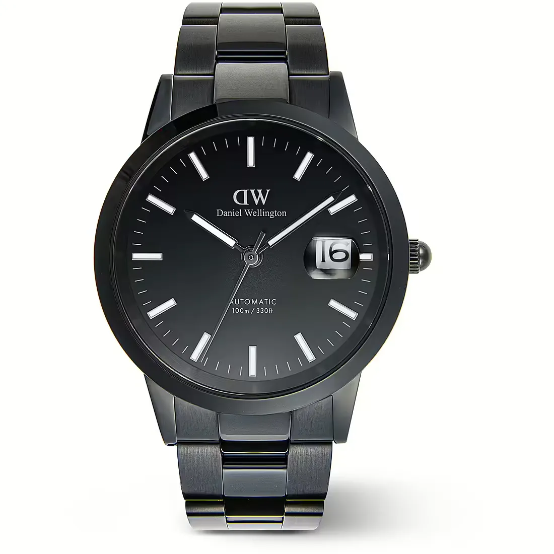 Orologio Uomo Daniel Wellington Iconic al Quarzo con Quadrante Nero 40 mm