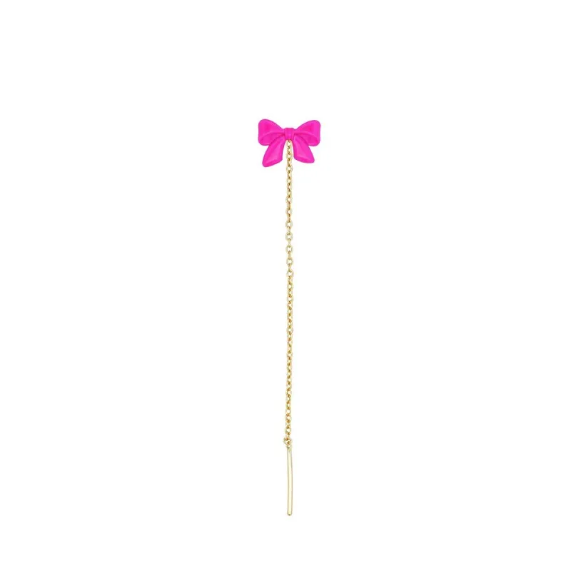 Mono Orecchino Donna Rue Des Mille Candy Bow Fiocco Rosa