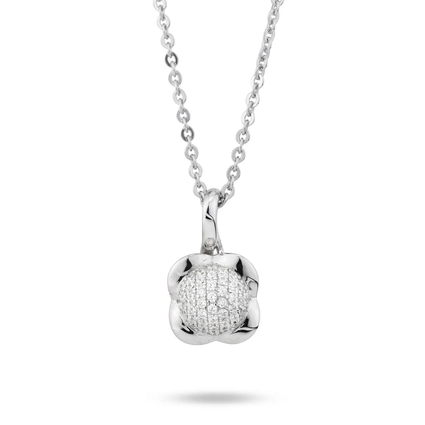 Collana Donna Boccadamo Argento Fiore con Zirconi