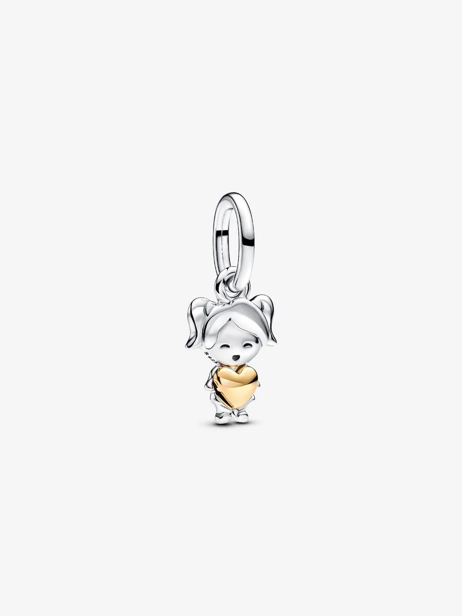 Charm Pandora Pendente Bimba Felice