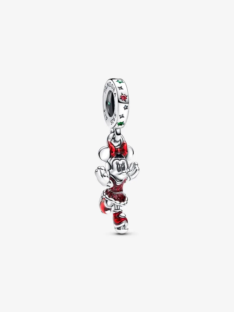 Disney, Charm Pandora Pendente Minnie Mouse Pattinatrice