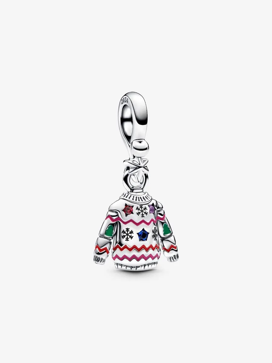Charm Pandora Pendente Maglione di Natale
