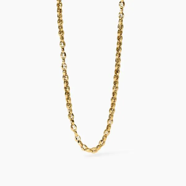 Collana 2Jewels uomo Blockcain Maglia marina gold