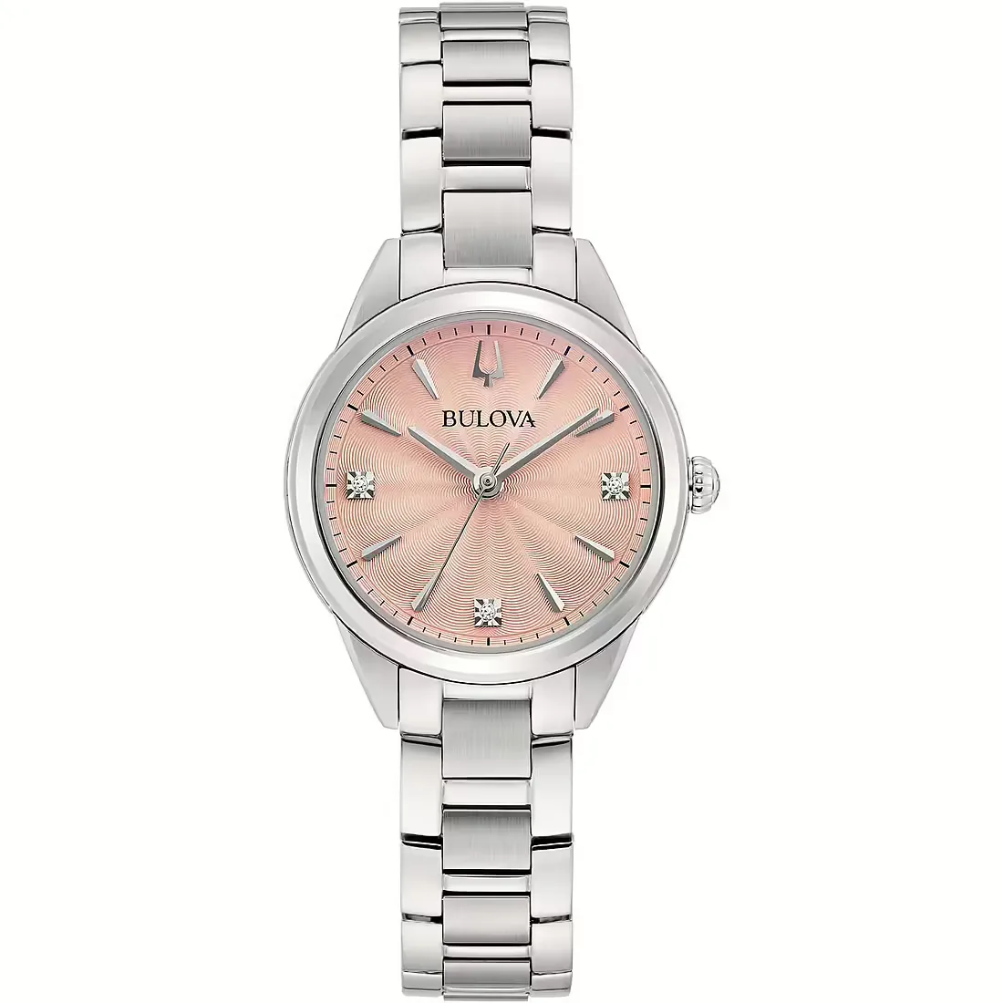 Orologio Donna Bulova Sutton Petite al Quarzo con Quadrante Rosa 28 mm