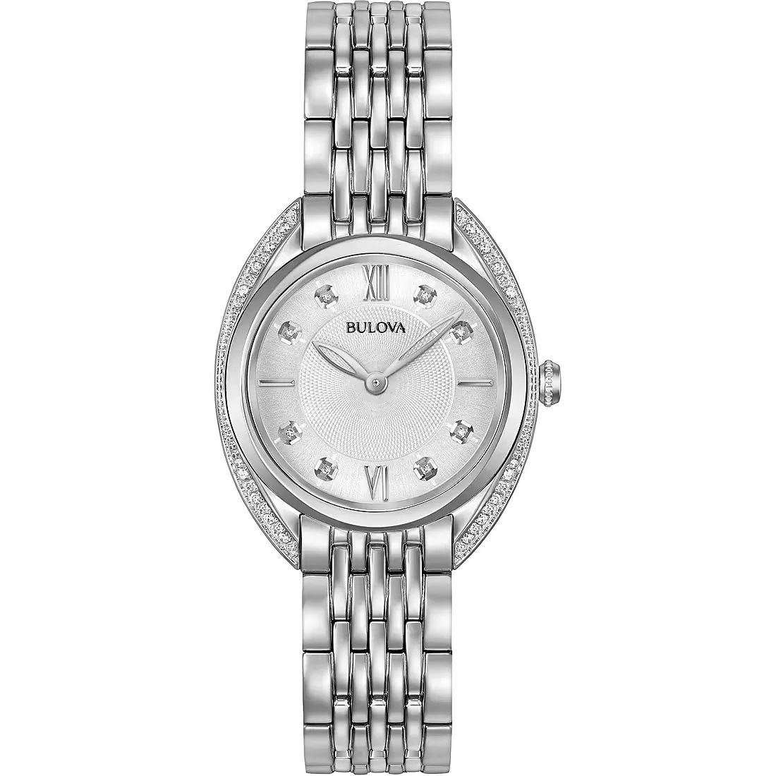Orologio Donna Bulova al Quarzo con Quadrante Silver  30 mm
