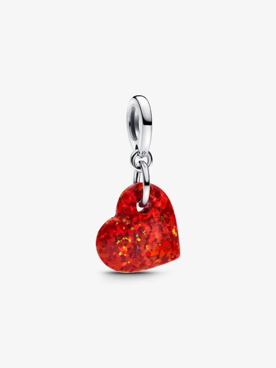 Charm Pendente Pandora Cuore Opale Rosso - 793348C01