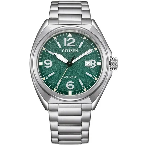 Orologio Uomo Citizen Eco-Drive con Quadrante Verde 42 mm
