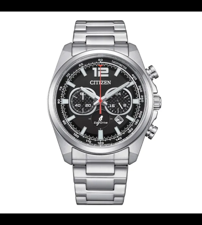 Orologio Uomo Citizen Eco-Drive Chrono con Quadrante Nero 41 mm