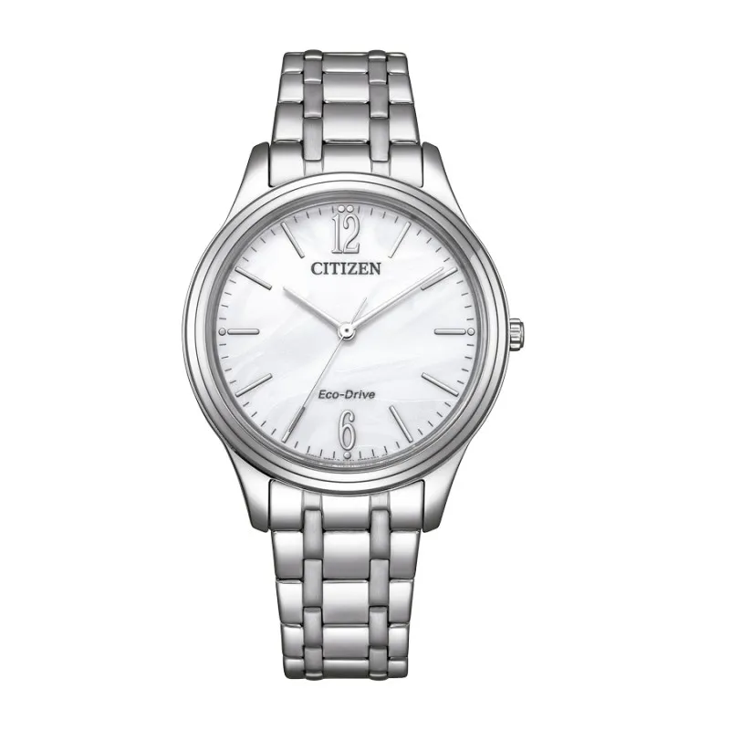 Orologio Donna Citizen Eco-Drive con Quadrante Bianco 34 mm