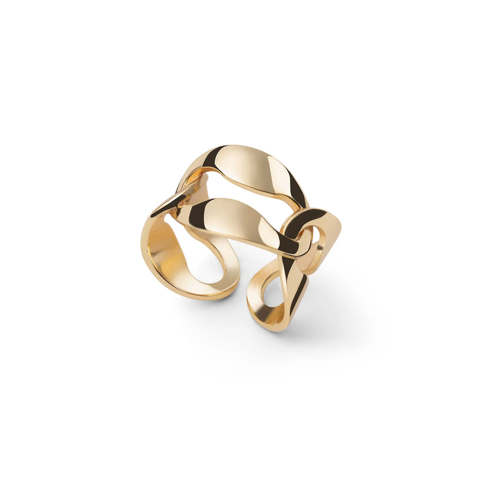 Anello Donna Unoaerre Maglia Marina Dorata