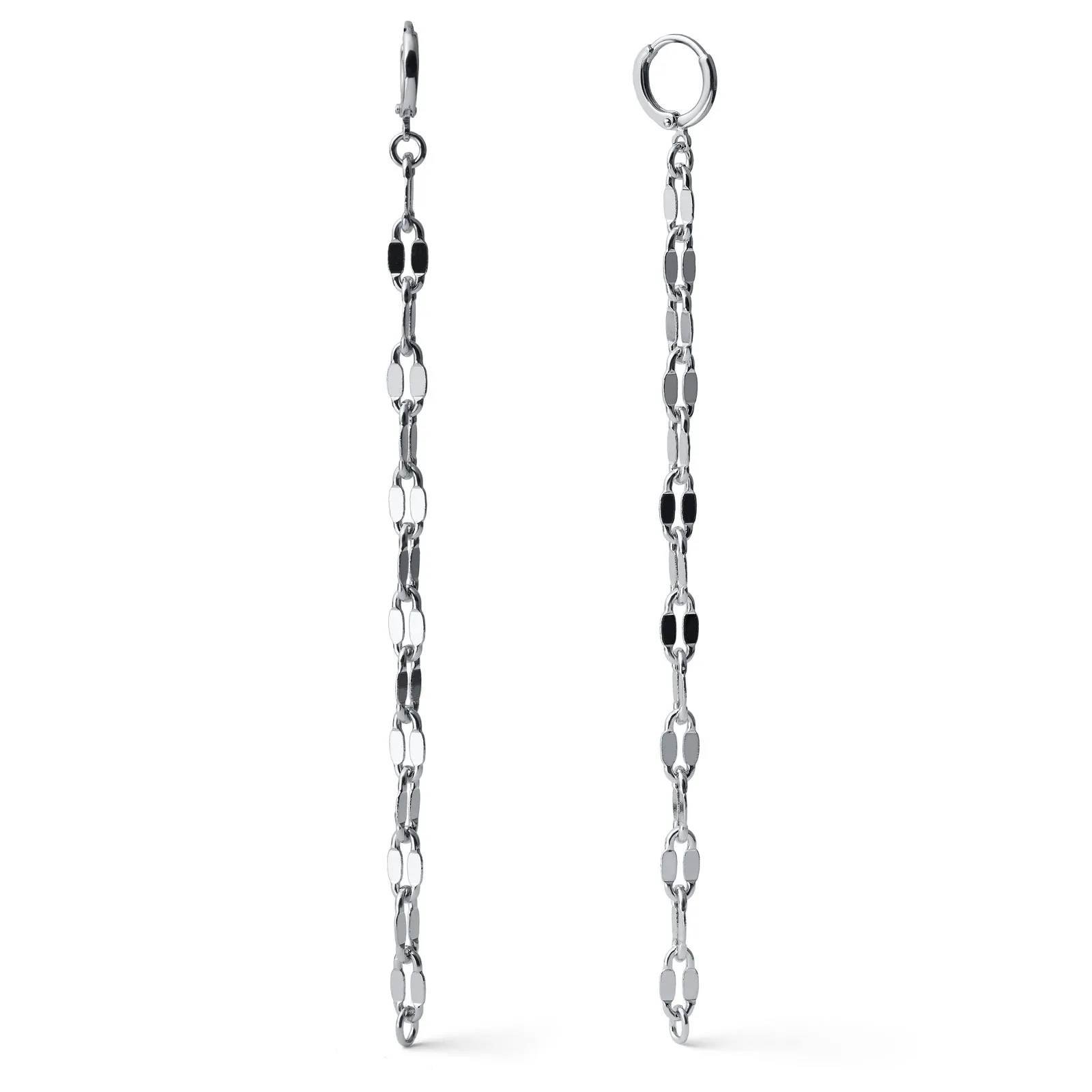 Orecchini Donna Unoaerre Lunghi Maglia Marina