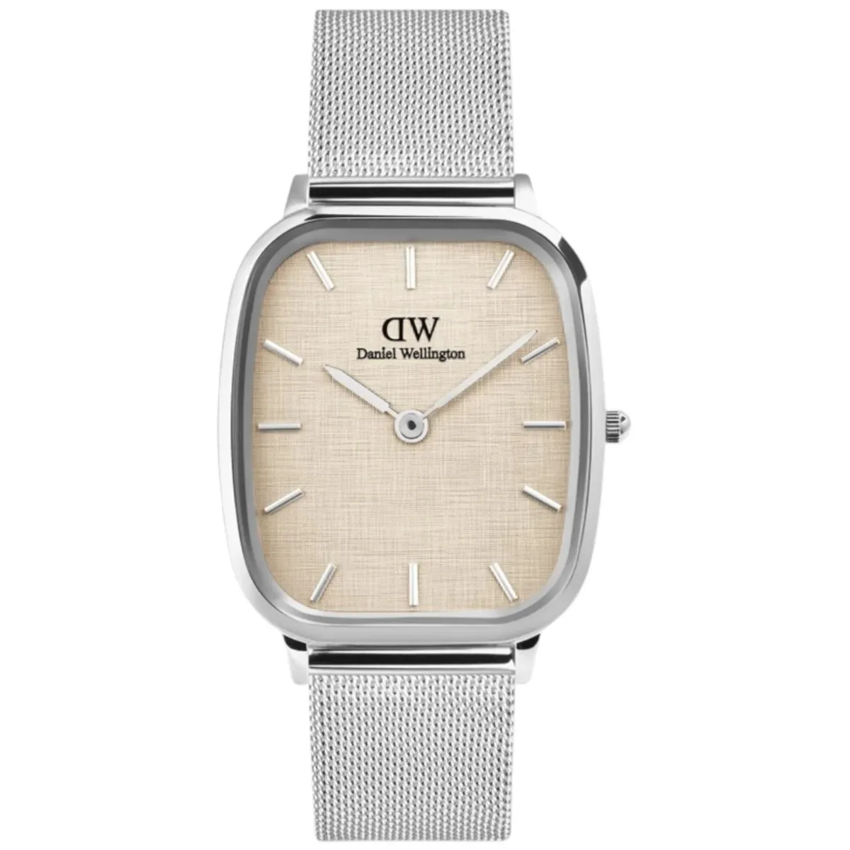 Orologio Uomo Daniel Wellington Marlon Sterling Linen al Quarzo con Quadrante Beige 36 mm