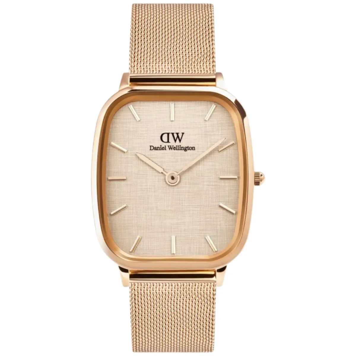 Orologio Uomo Daniel Wellington Marlon Melrose Linen al Quarzo con Quadrante Beige 36 mm