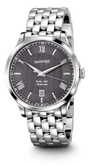 Orologio Uomo Eberhard Extra-Fort Automatico con Quadrante Grigio 40 mm
