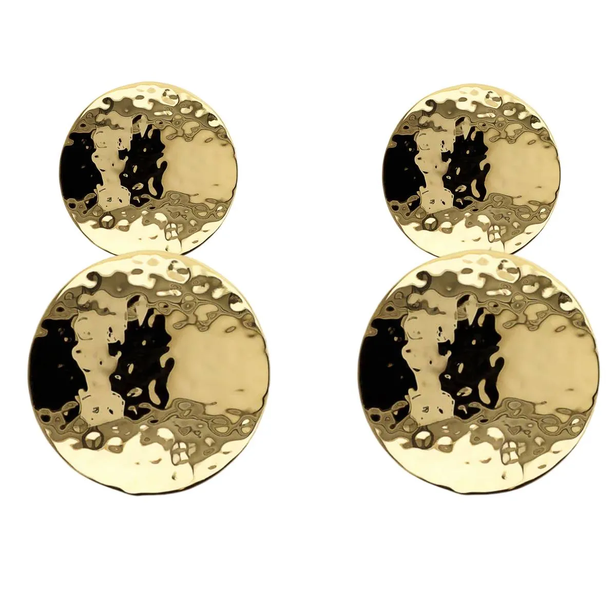 Orecchini Donna Etrusca Cerchi Martellati