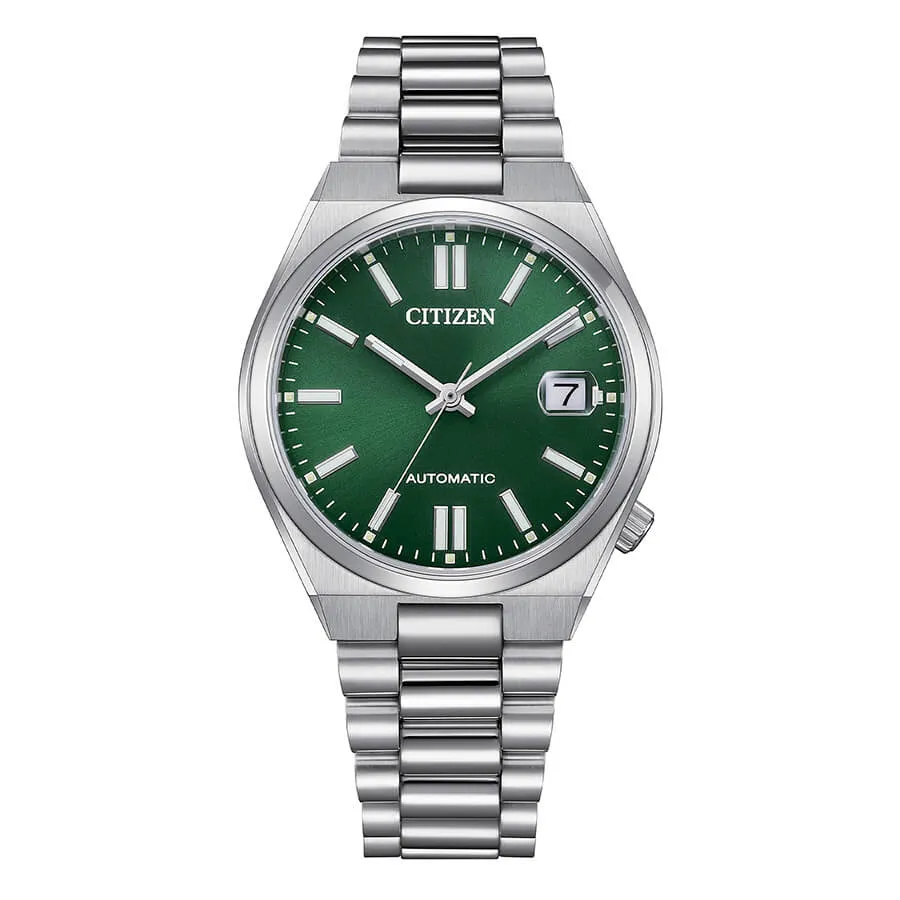 Orologio Unisex Citizen Automatico Tsuyosa 37 mm con Quadrante Verde 37 mm