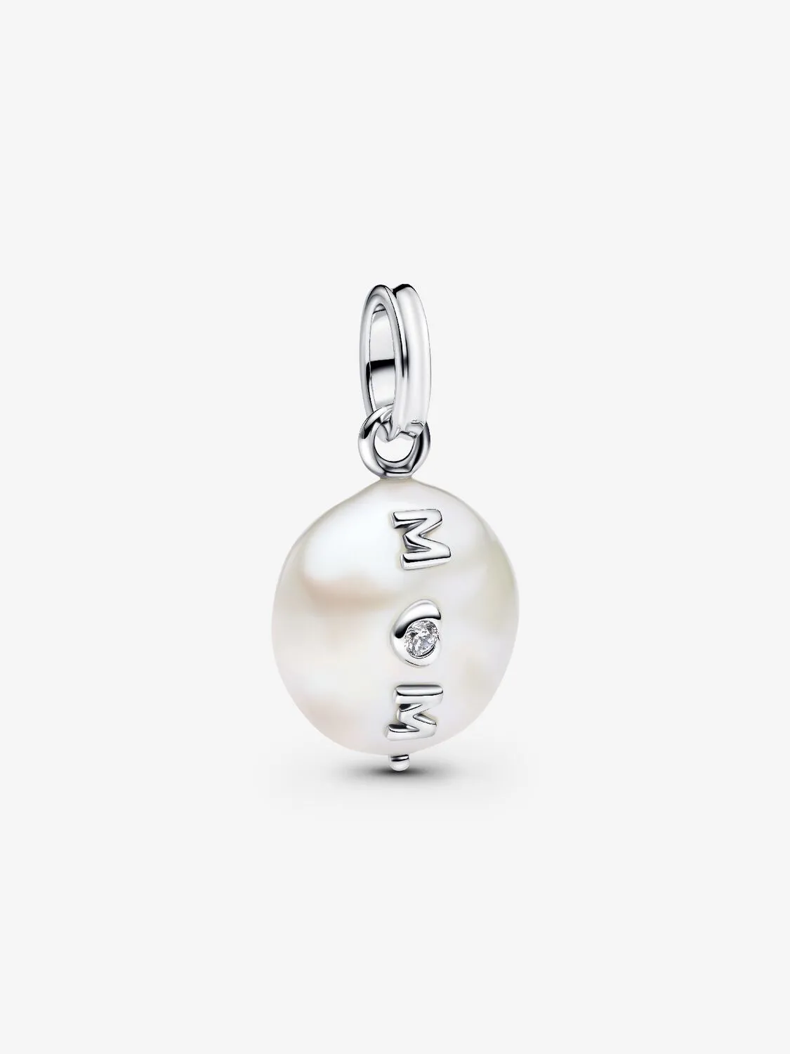Charm Pandora Pendente Mamma con Perla Barocca d'Acqua Dolce Coltivata