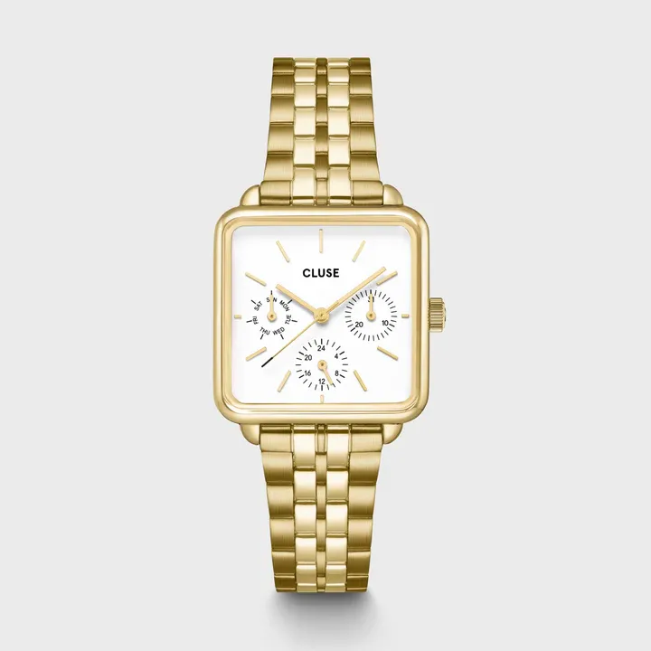 Orologio Donna Cluse La Tétragone al Quarzo con Quadrante Bianco 30 mm