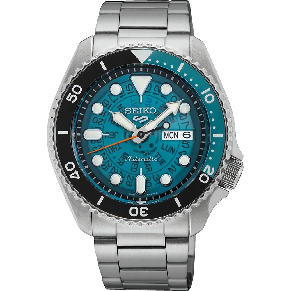 Orologio Uomo Seiko 5 Sport Automatico con Quadrante Blu 42 mm