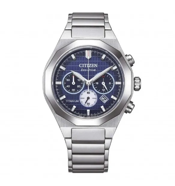 Orologio Uomo Citizen SuperTitanio Eco Drive con Quadrante Blu 41 mm