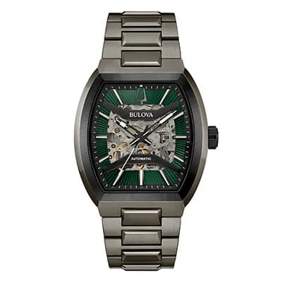 Orologio Uomo Bulova Maquina al Quarzo con Quadrante Verde 40 mm