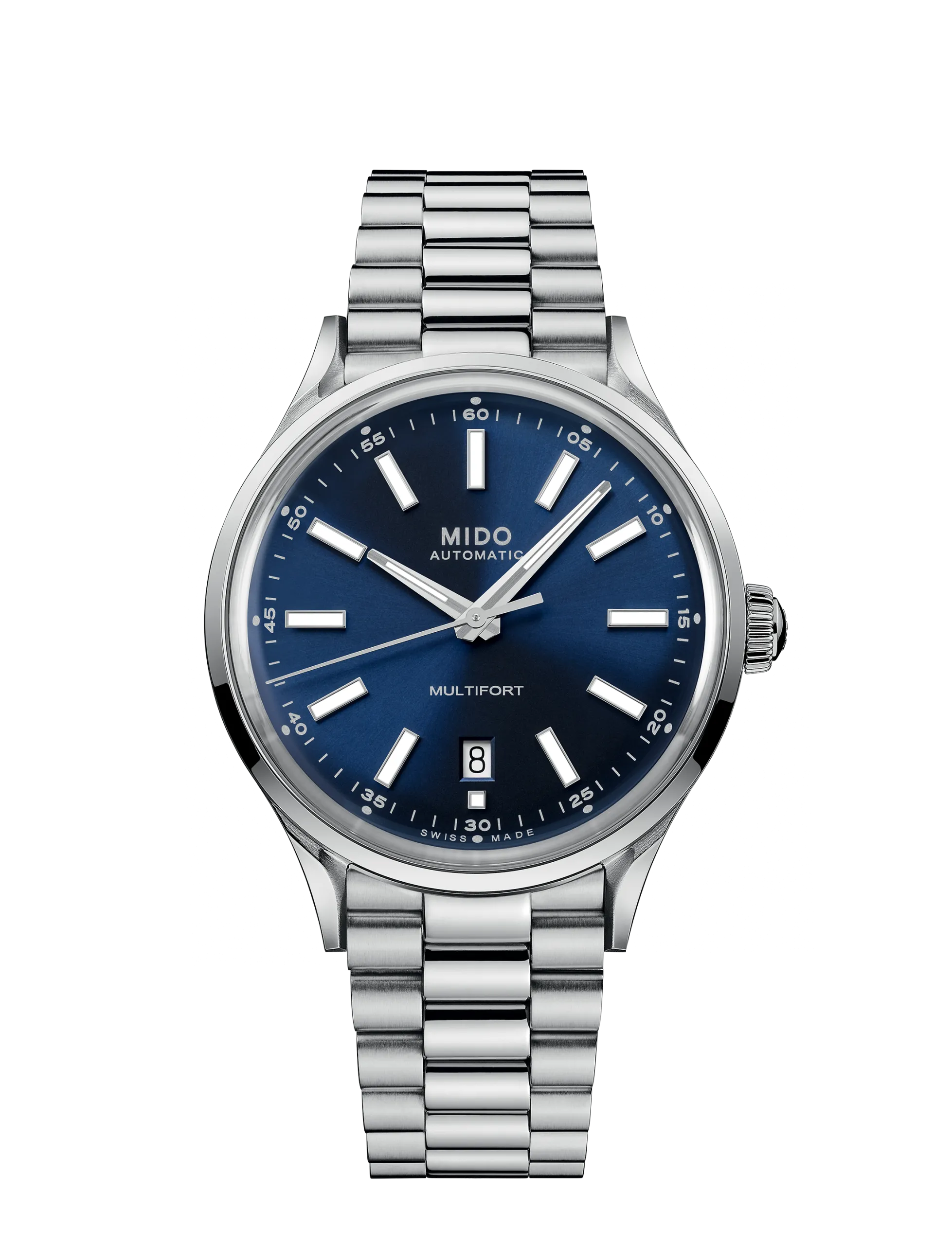 Orologio Uomo Mido Multifort Patrimony Powerwind Automatico con Quadrante Blu 40 mm