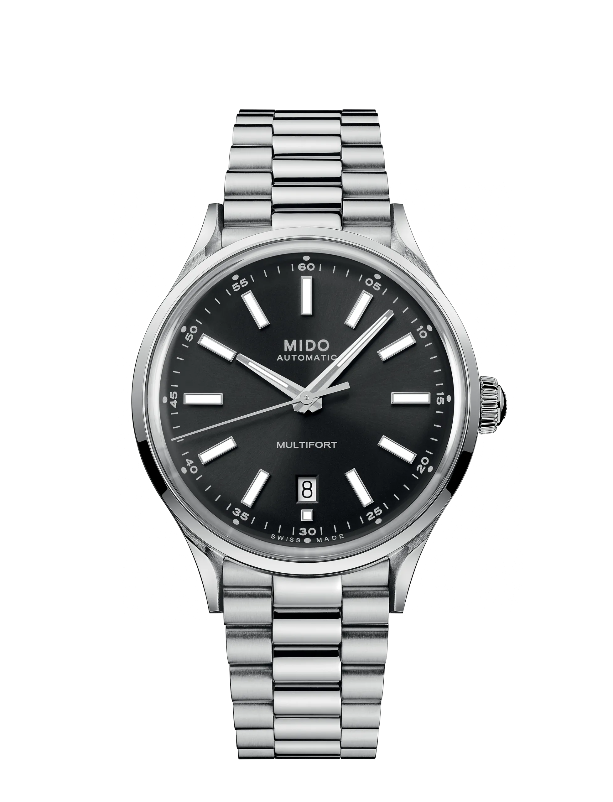 Orologio Uomo Mido Multifort Patrimony Powerwind Automatico con Quadrante Nero 40 mm