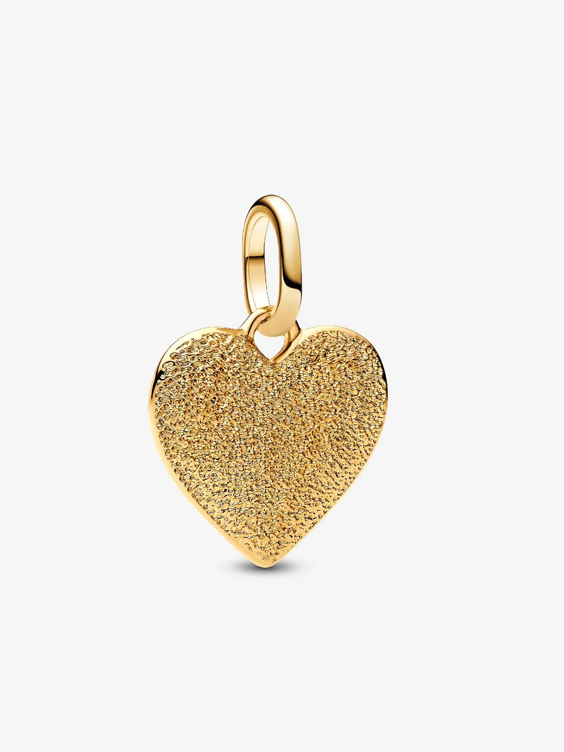 Charm Medallion Cuore da incidere Pandora ME Placcatura in Oro 14k