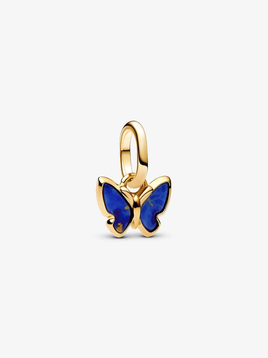 Charm Mini Pendente Farfalla Blu Pandora ME Placcatura in Oro 14k