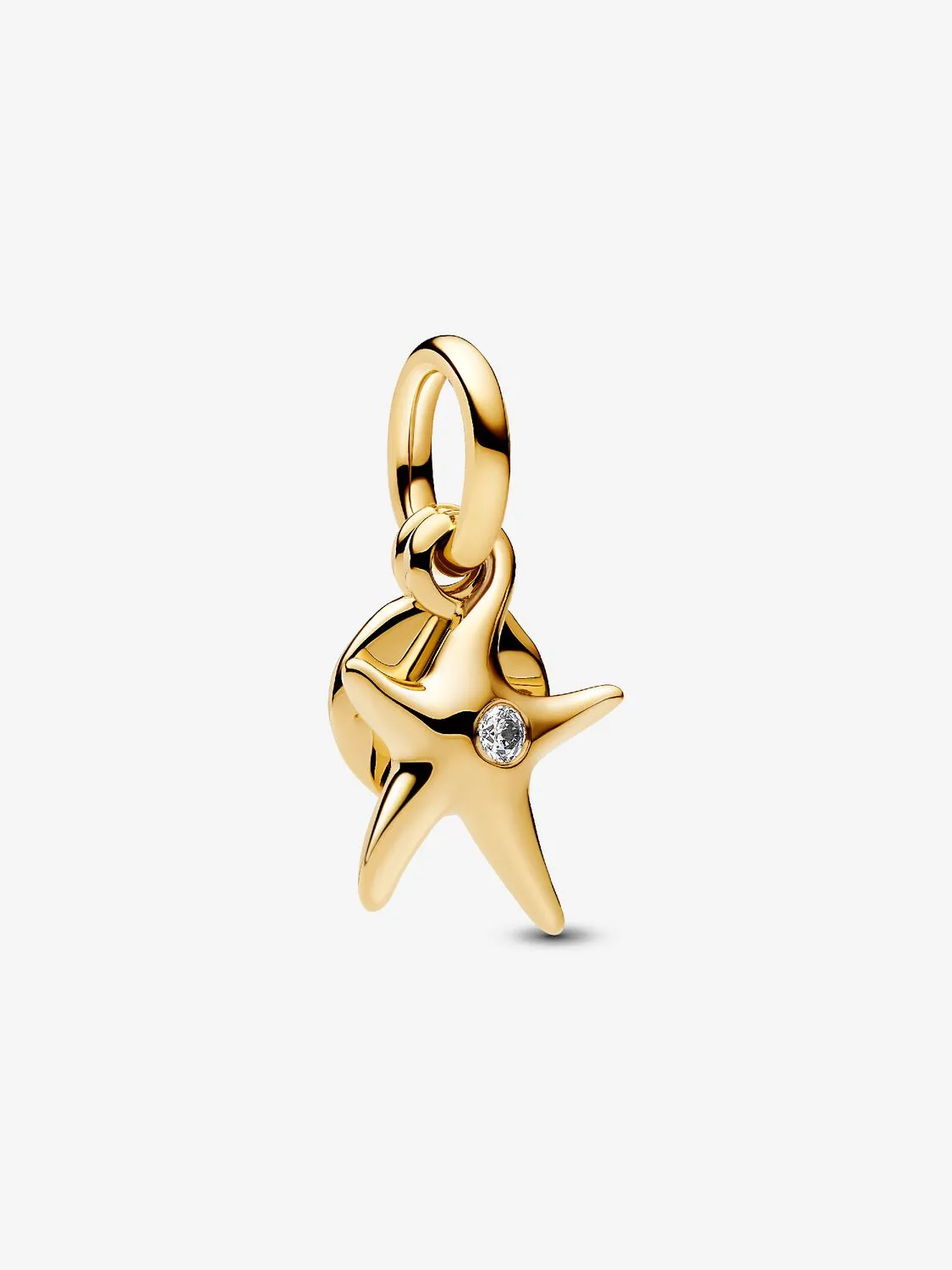 Charm Pendente Pandora Stella Marina"Darling" Placcatura in Oro 14k