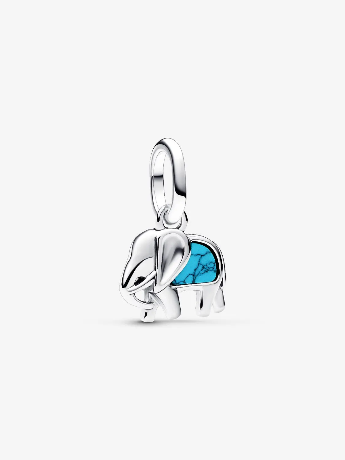 Charm Mini Pendente Elefante Turchese Pandora ME Argento Sterling 925