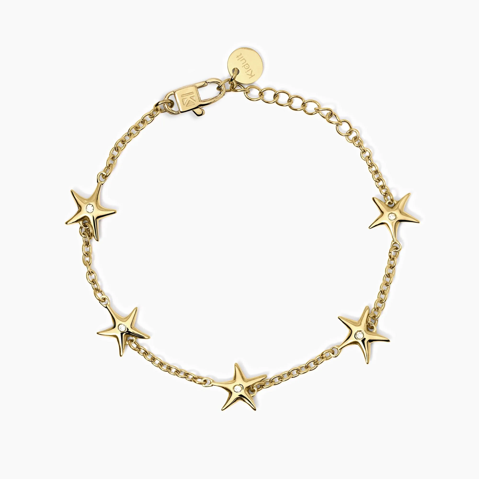 Bracciale Donna Kidult Dorato con Ciondoli Stella Marina