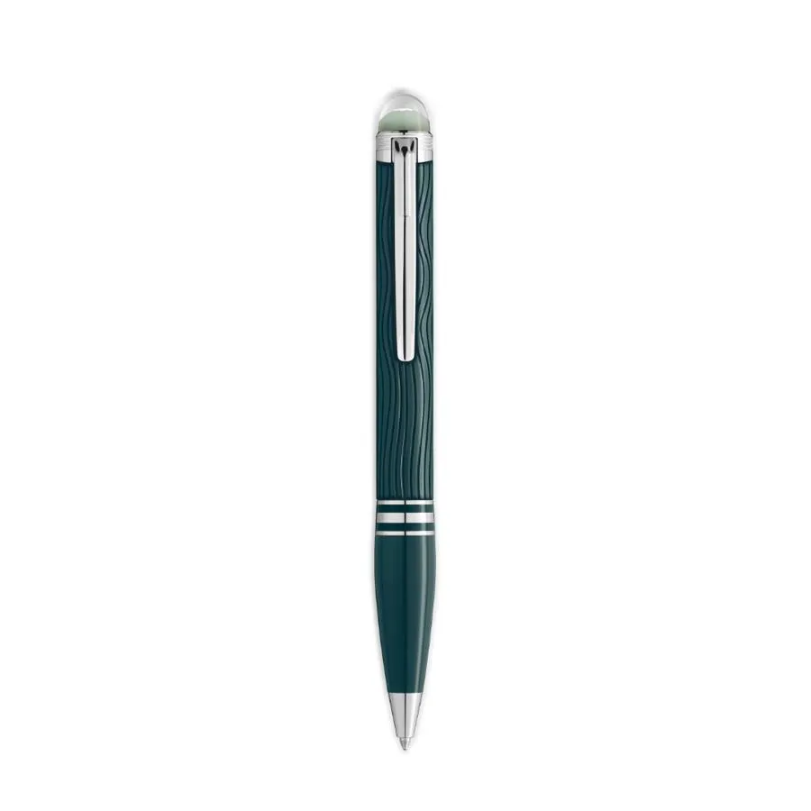 Penna a Sfera Montblanc StarWalker PolarGreen in Resina Pregiata