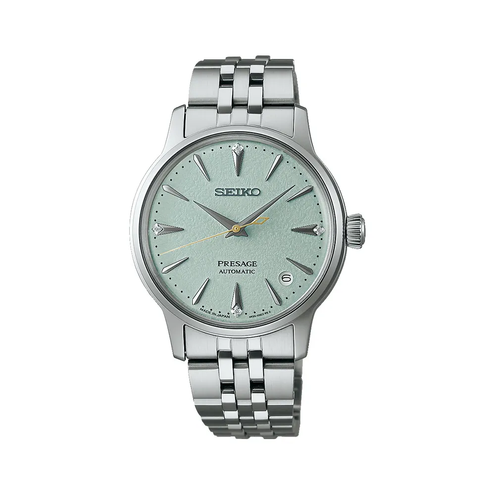 Orologio Donna Seiko Presage Cocktail Automatico con Quadrante Verde 34 mm