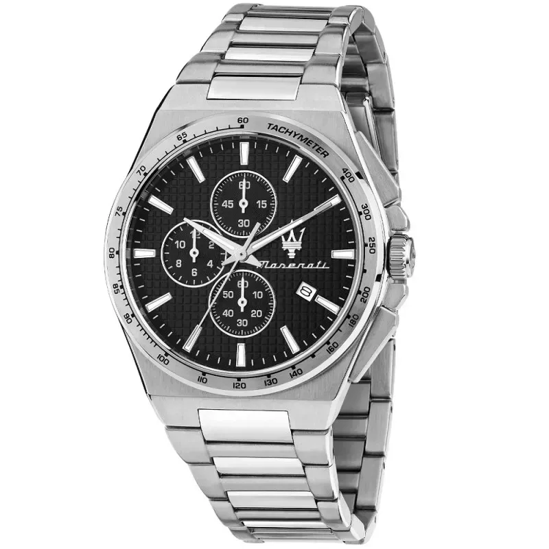 Orologio Uomo Maserati Velocità Slim al Quarzo con Quadrante Nero 41 mm