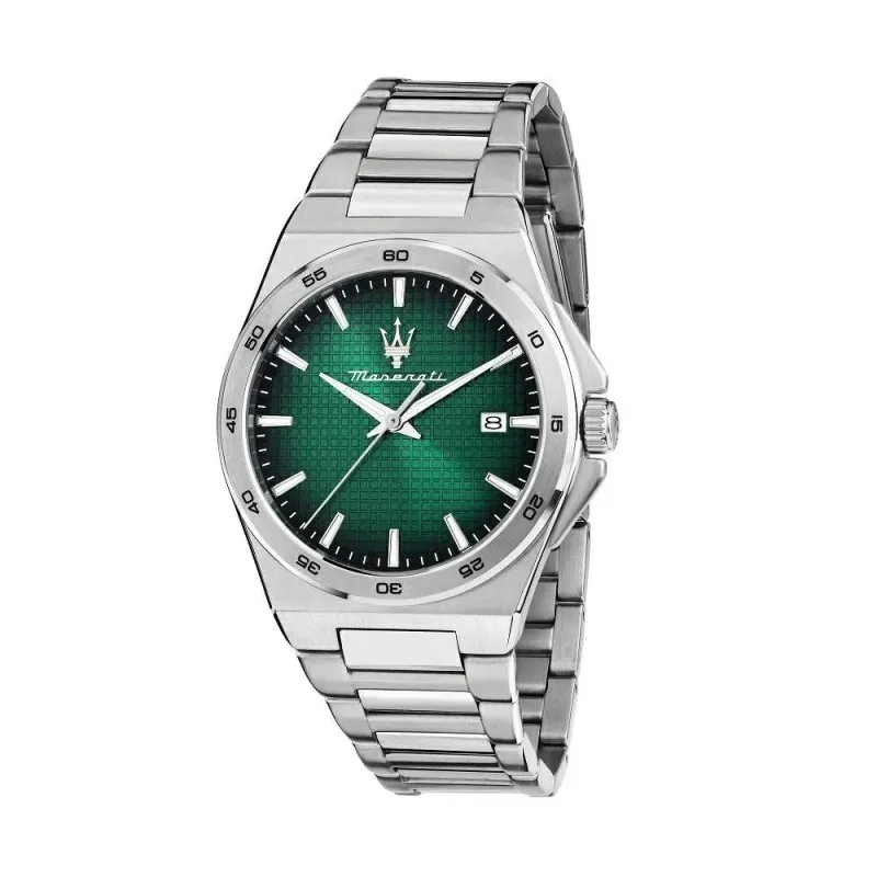 Orologio Uomo Maserati Velocità Slim al Quarzo con Quadrante Verde 40 mm