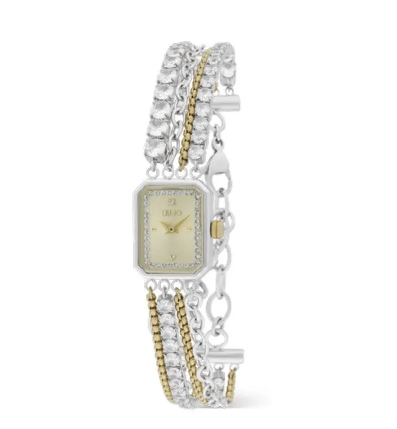 Orologio Donna Liu-Jo Chains Bijou al Quarzo con Quadrante Oro 15 mm