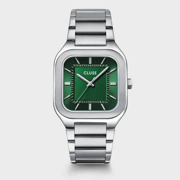 Orologio Uomo Cluse Quadrus al Quarzo con Quadrante Verde 35 mm